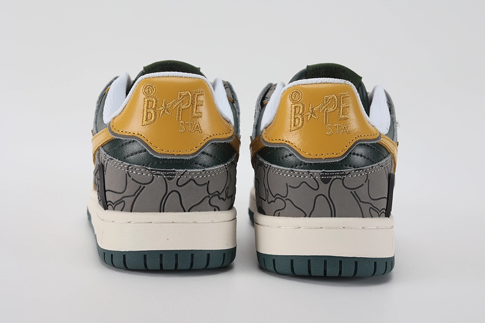 bape sk8 sta low ‘green camo’ replica
