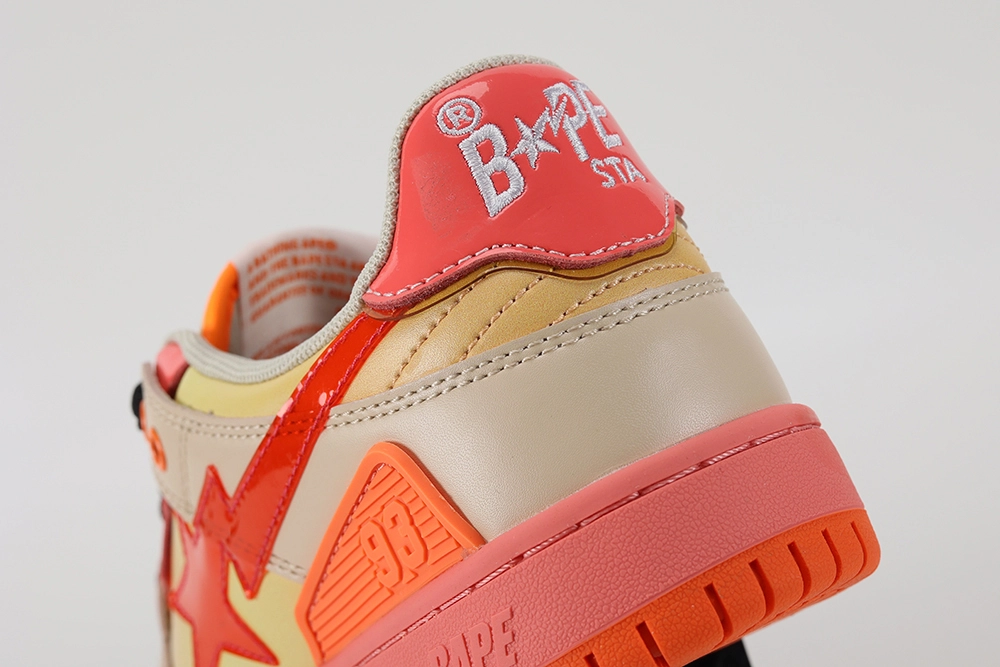 bape sk8 sta m1 ‘orange’ replica