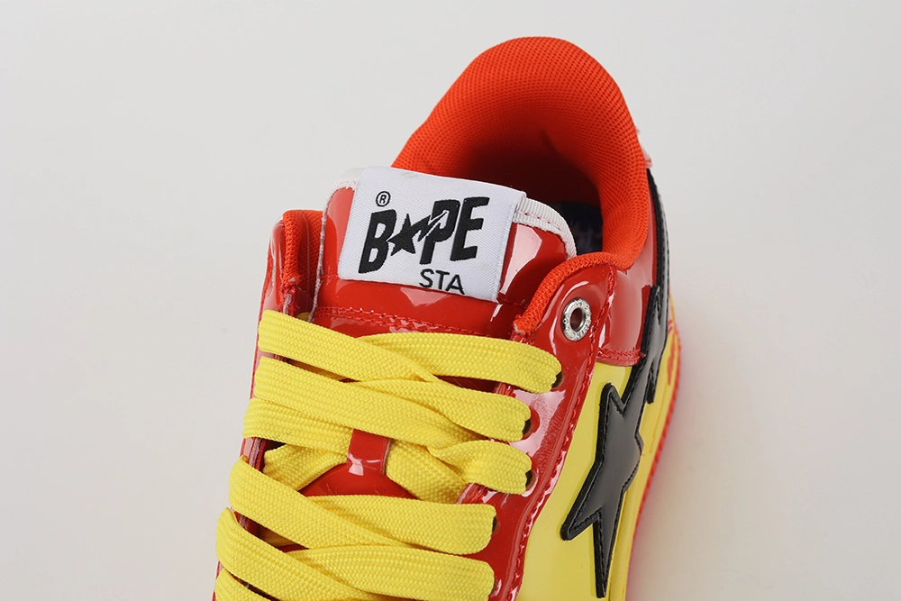 marvel x bapesta ‘iron man’ replica