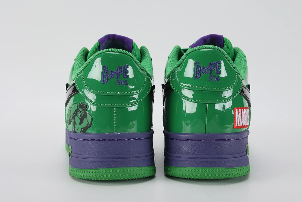 marvel x bapesta ‘hulk’ replica
