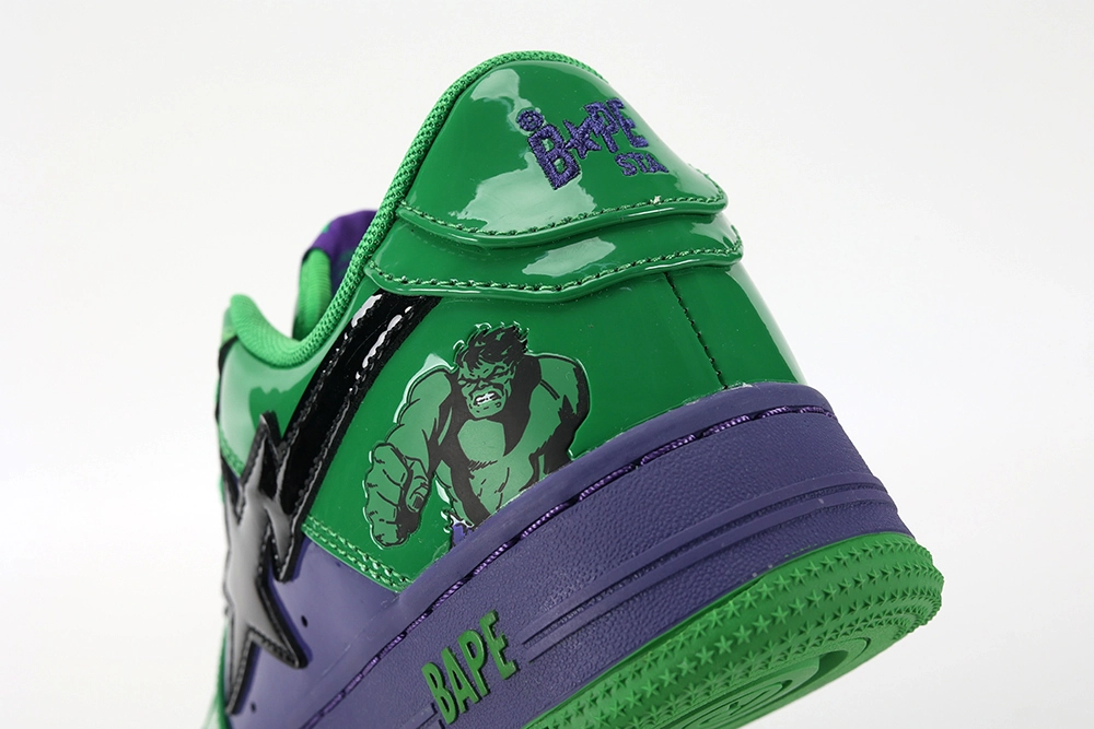 marvel x bapesta ‘hulk’ replica