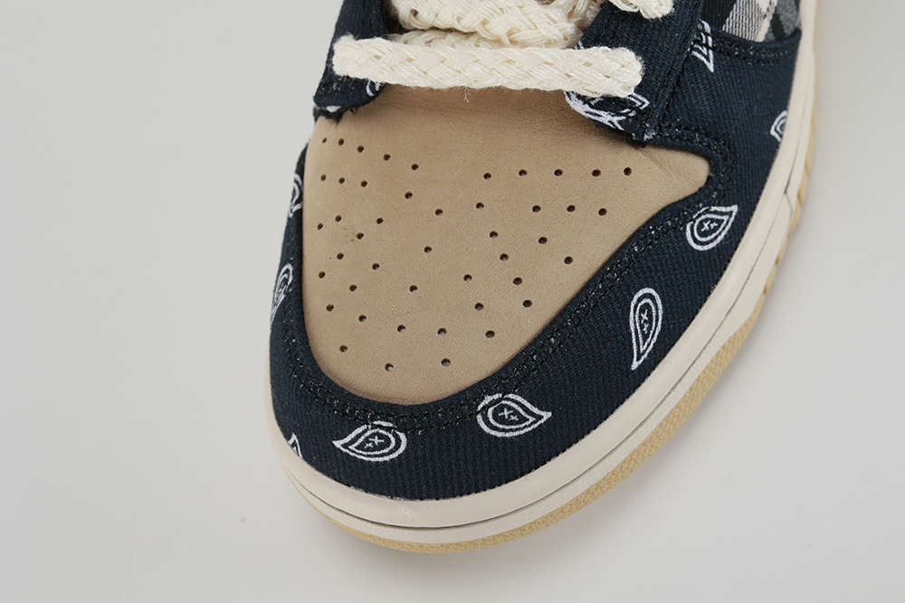 travis scott x dunk low premium qs sb ‘cactus jack’ replica