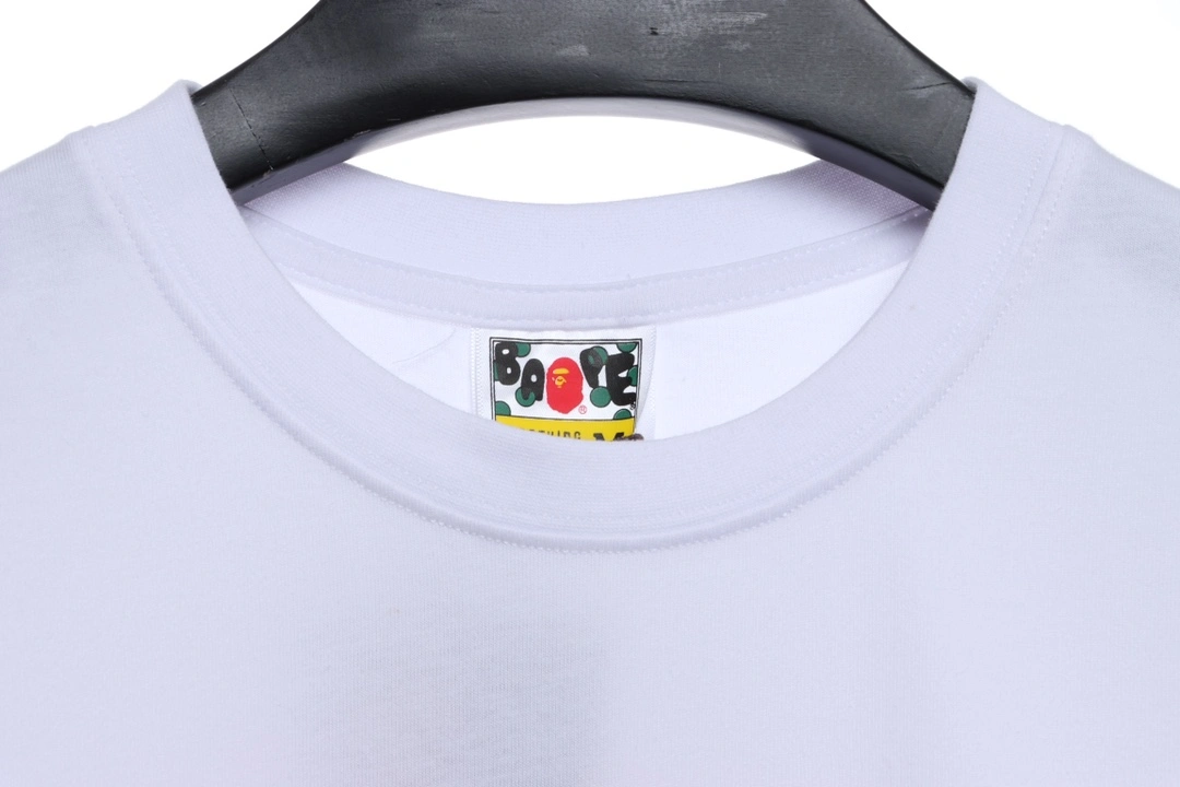 multi-color block camouflage short sleeve
