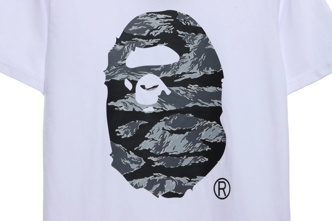 mountain peak print short sleeve