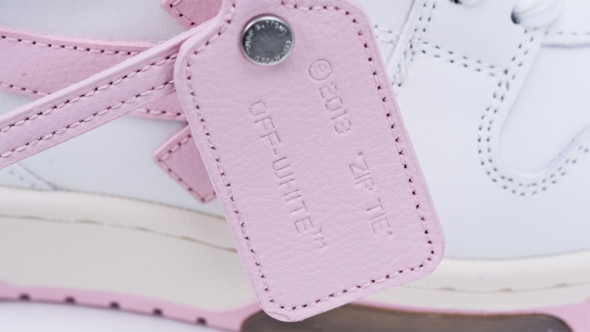 off-white wmns out of office ‘white pink’ replica