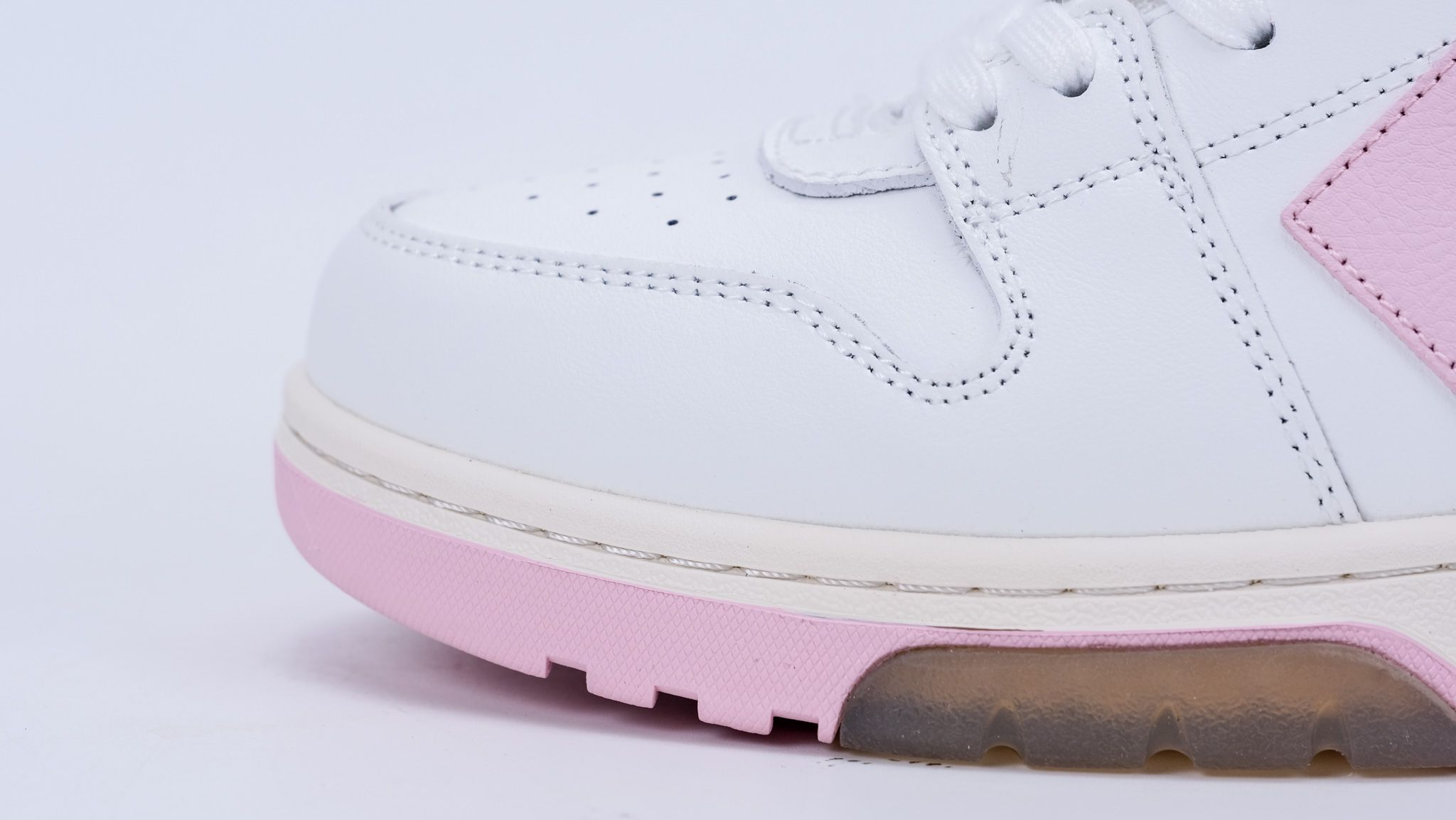 off-white wmns out of office ‘white pink’ replica