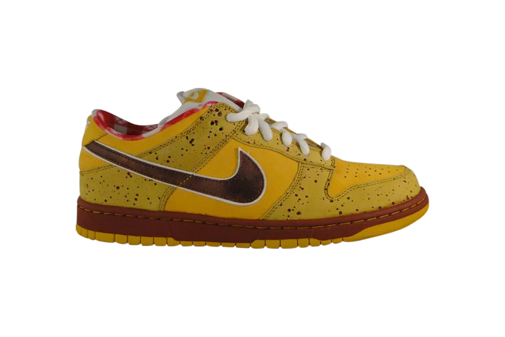 dunk low premium sb ‘yellow lobster’ replica