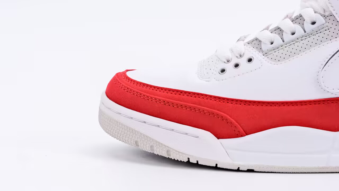 air jordan 3 retro tinker white university red replica