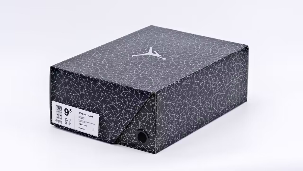 air jordan 4 retro ’11lab4 – black’ sample replica
