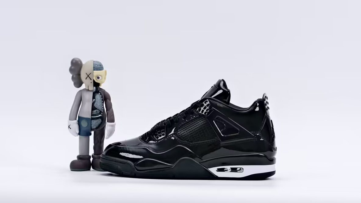 air jordan 4 retro ’11lab4 – black’ sample replica
