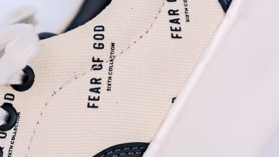 fear of god 101 lace up ‘black cream’ replica