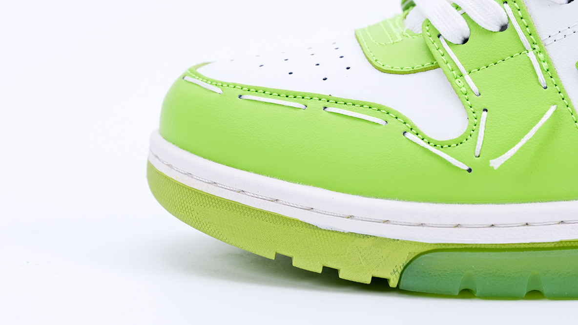 off-white out of office sartorial stitching “white green” replica