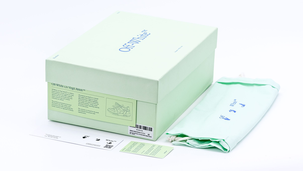off-white out of office sartorial stitching “white green” replica