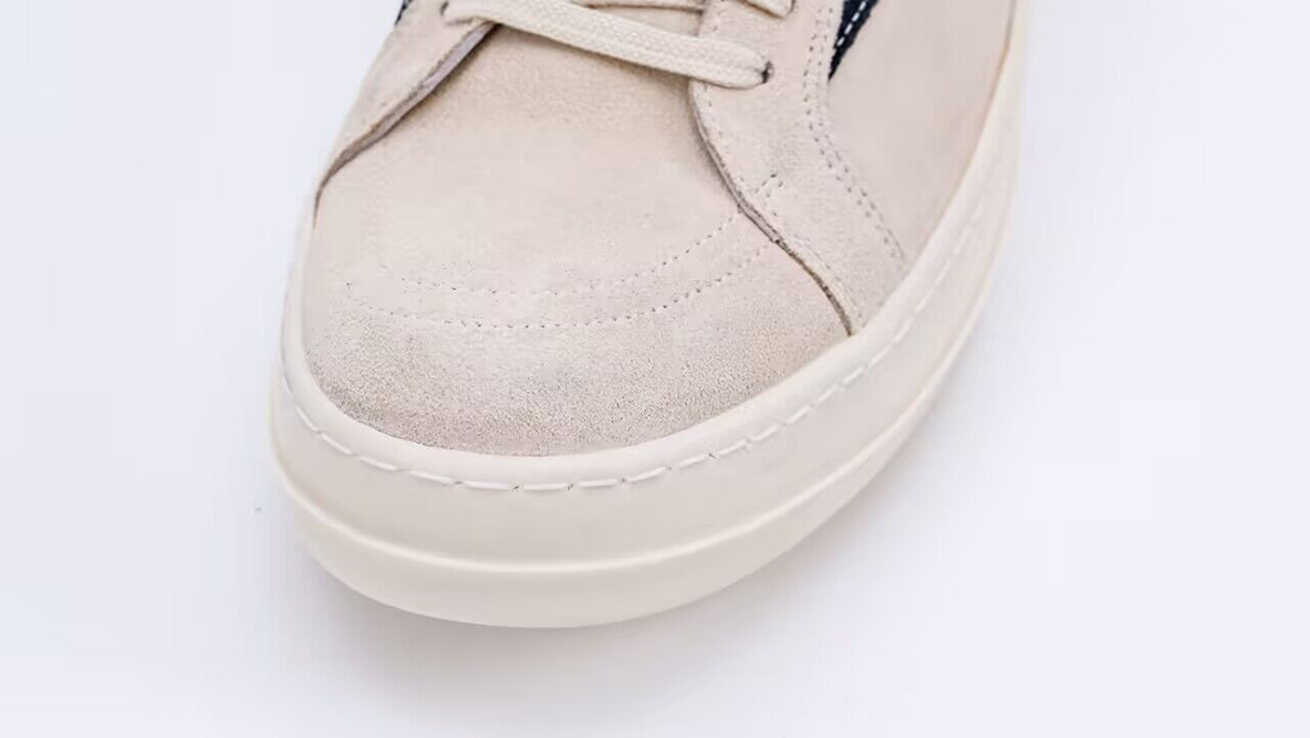 rick owens luxor vintage low ‘milk black’ replica