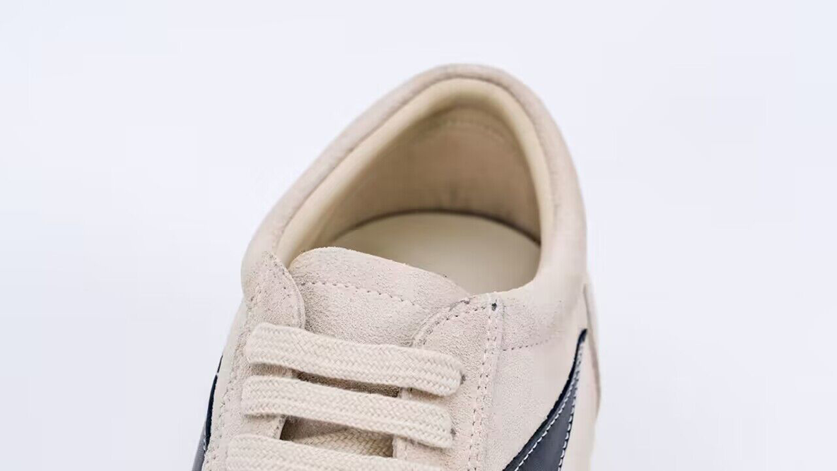 rick owens luxor vintage low ‘milk black’ replica