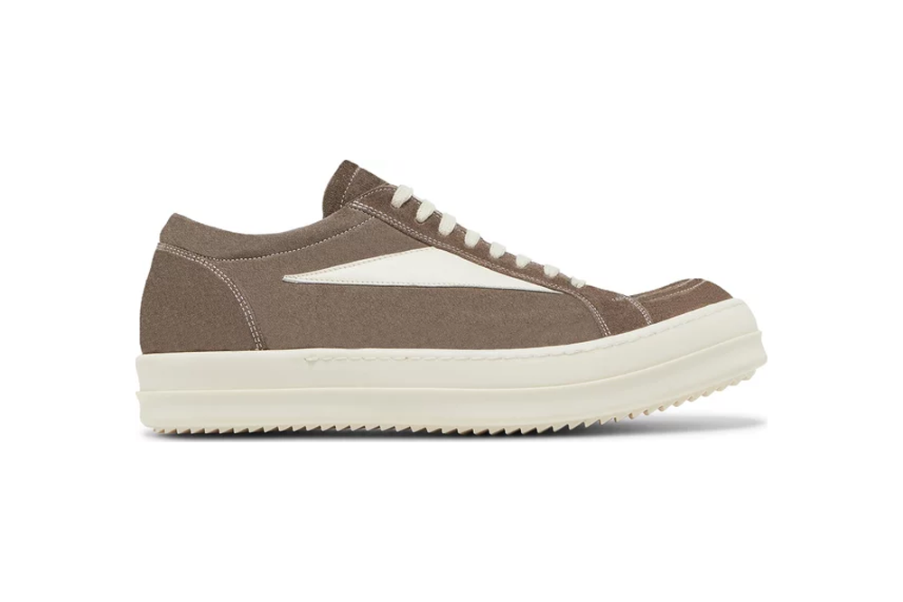 rick owens strobe vintage low ‘dark dust’ replica