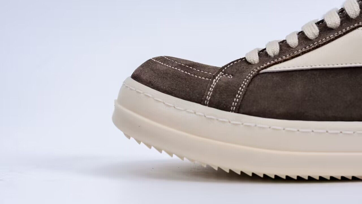 rick owens strobe vintage low ‘dark dust’ replica