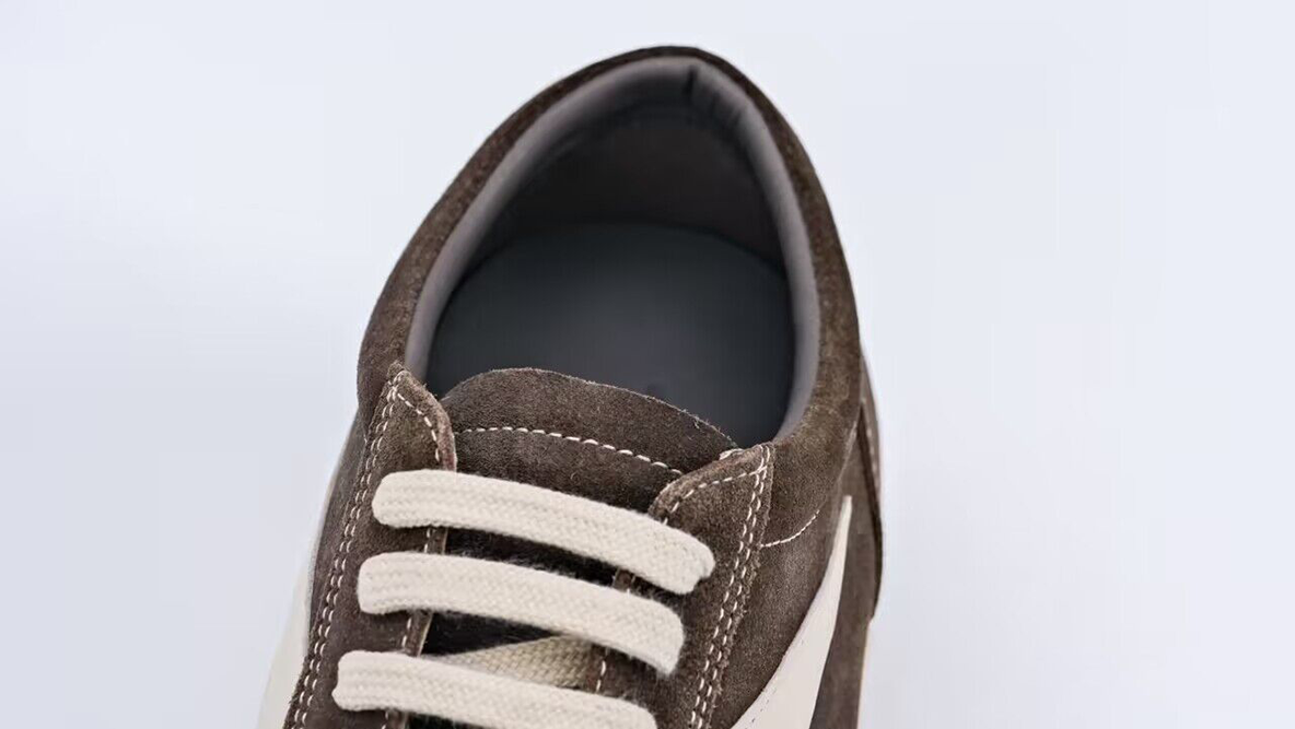 rick owens strobe vintage low ‘dark dust’ replica