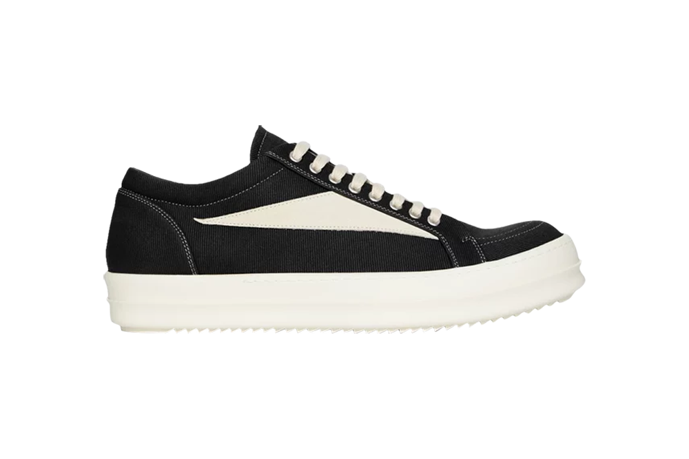 rick owens wmns drkshdw luxor vintage low ‘black milk’ replica