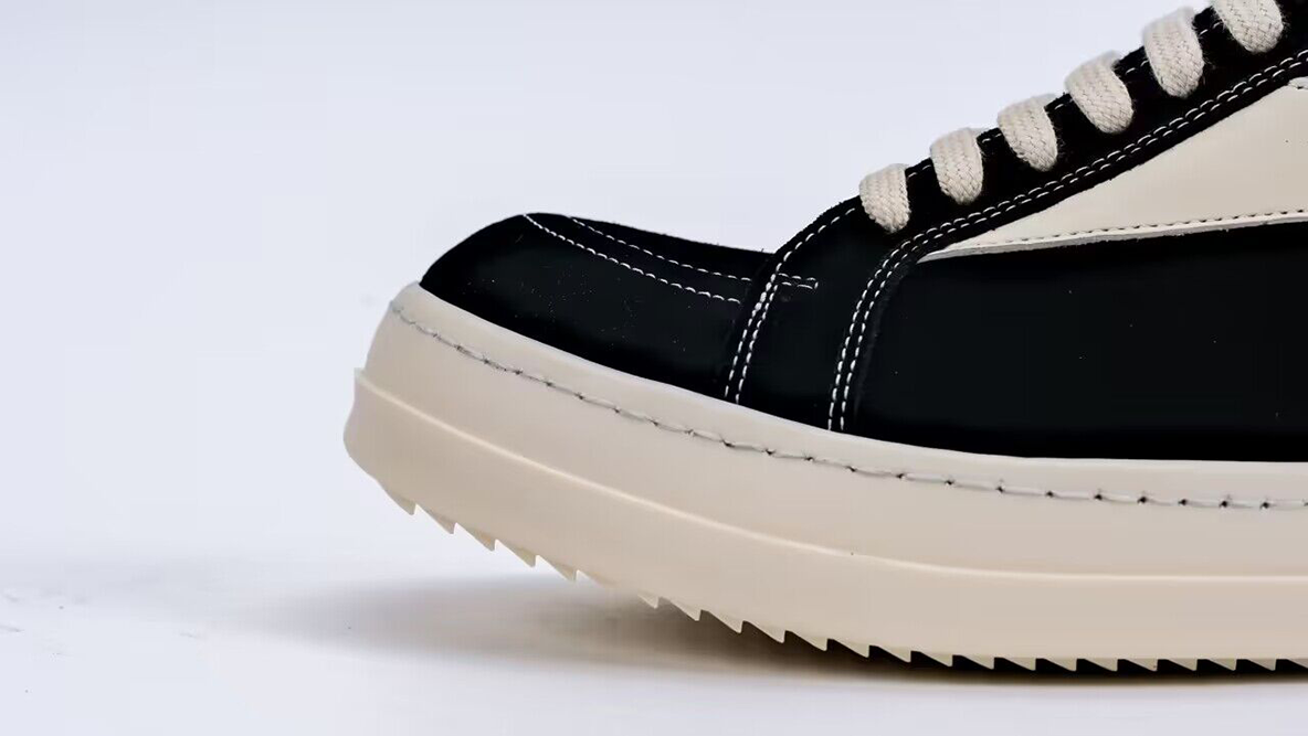 rick owens wmns drkshdw luxor vintage low ‘black milk’ replica