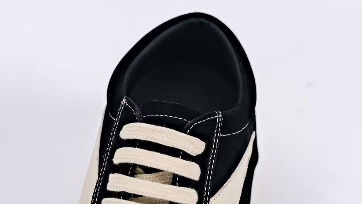 rick owens wmns drkshdw luxor vintage low ‘black milk’ replica
