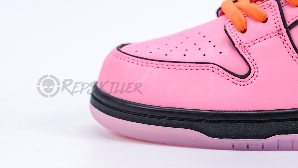 the powerpuff girls x dunk low pro sb qs ‘blossom’ replica