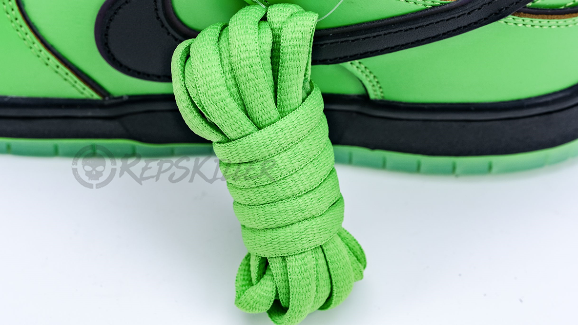 the powerpuff girls x dunk low pro sb qs ‘buttercup’ replica