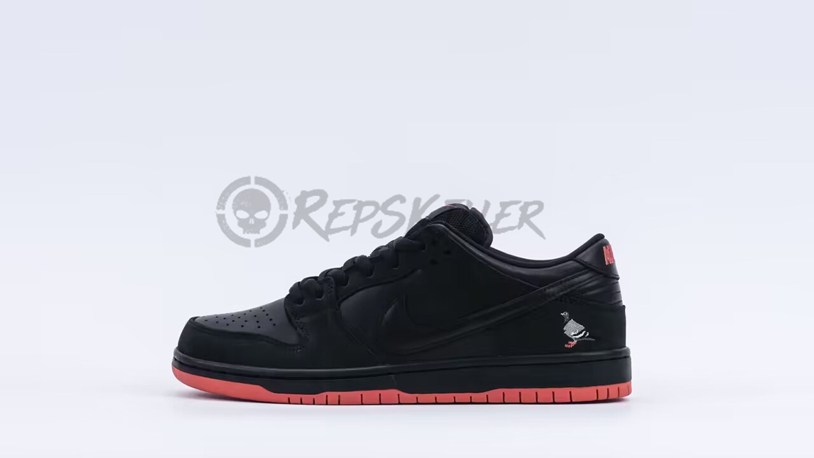 jeff staple x dunk low pro sb ‘black pigeon’ reed space exclusive replica
