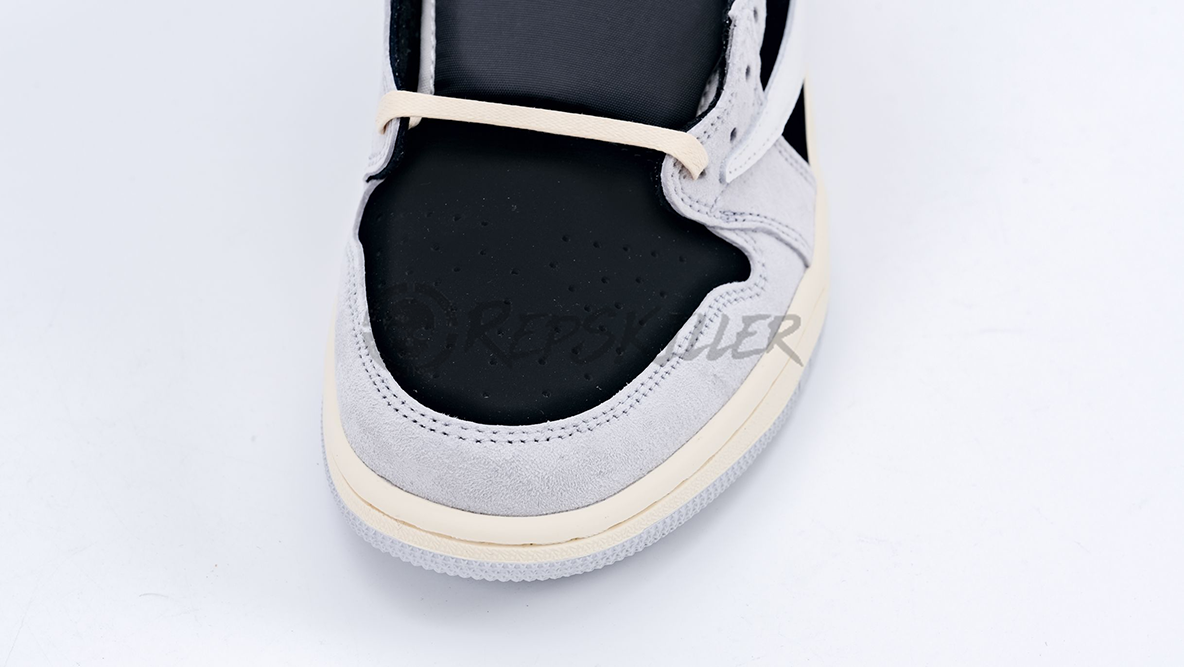 travis scott x air jordan 1 low custom grey replica