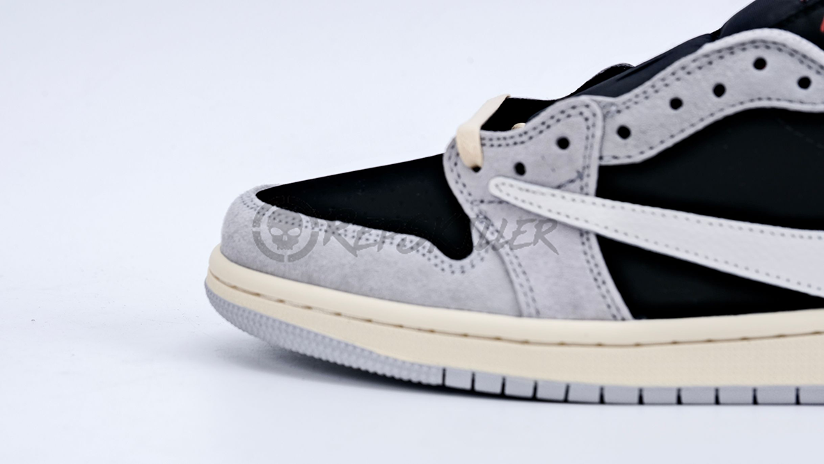 travis scott x air jordan 1 low custom grey replica