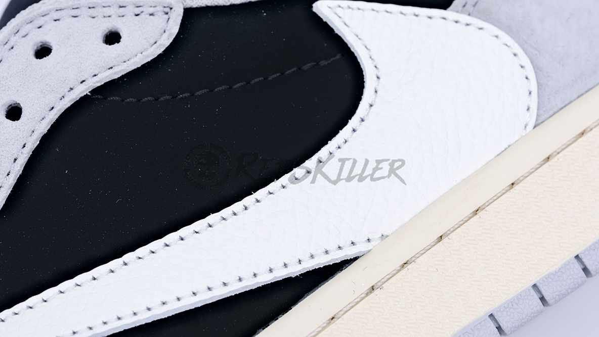 travis scott x air jordan 1 low custom grey replica