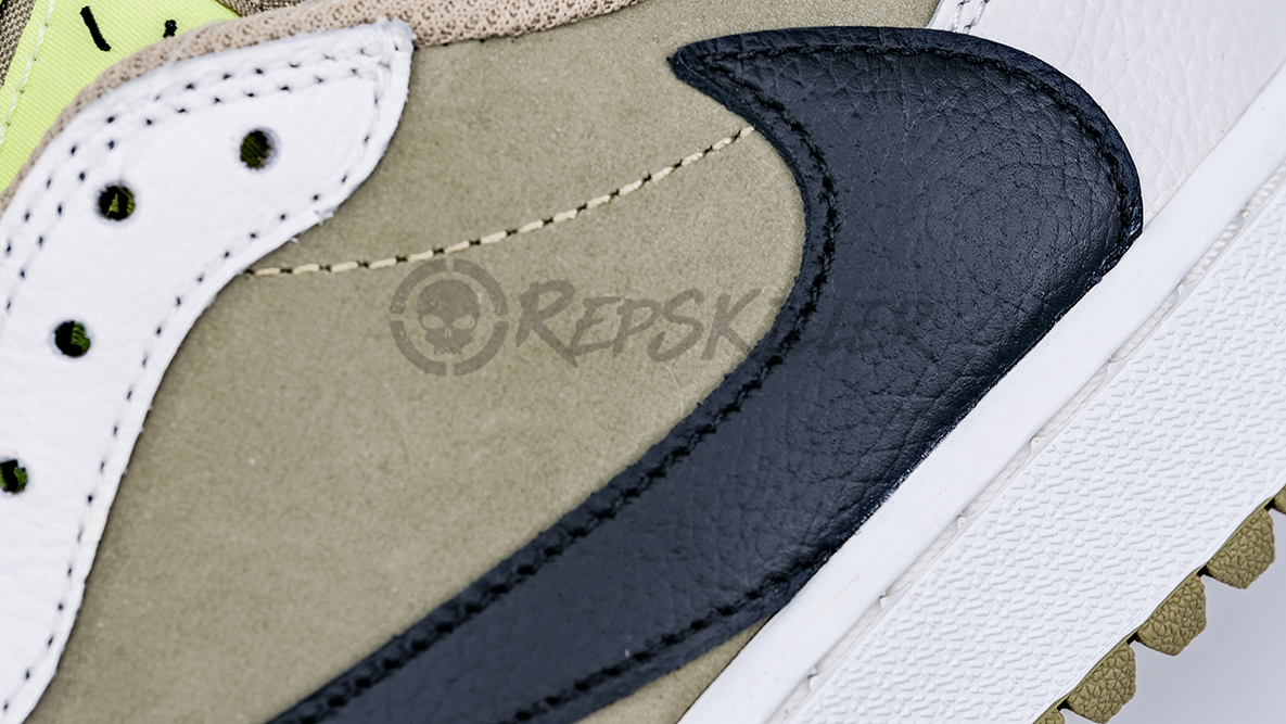 travis scott x air jordan 1 low golf ‘neutral olive’ replica