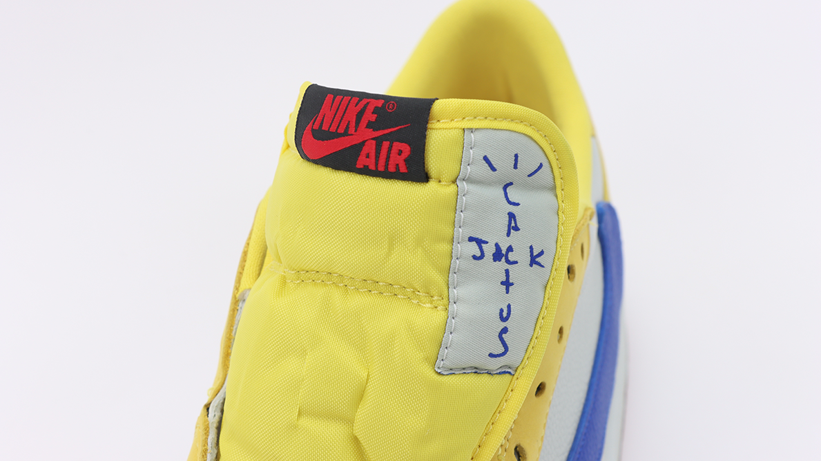 travis scott x wmns air jordan 1 retro low og sp ‘canary’ replica