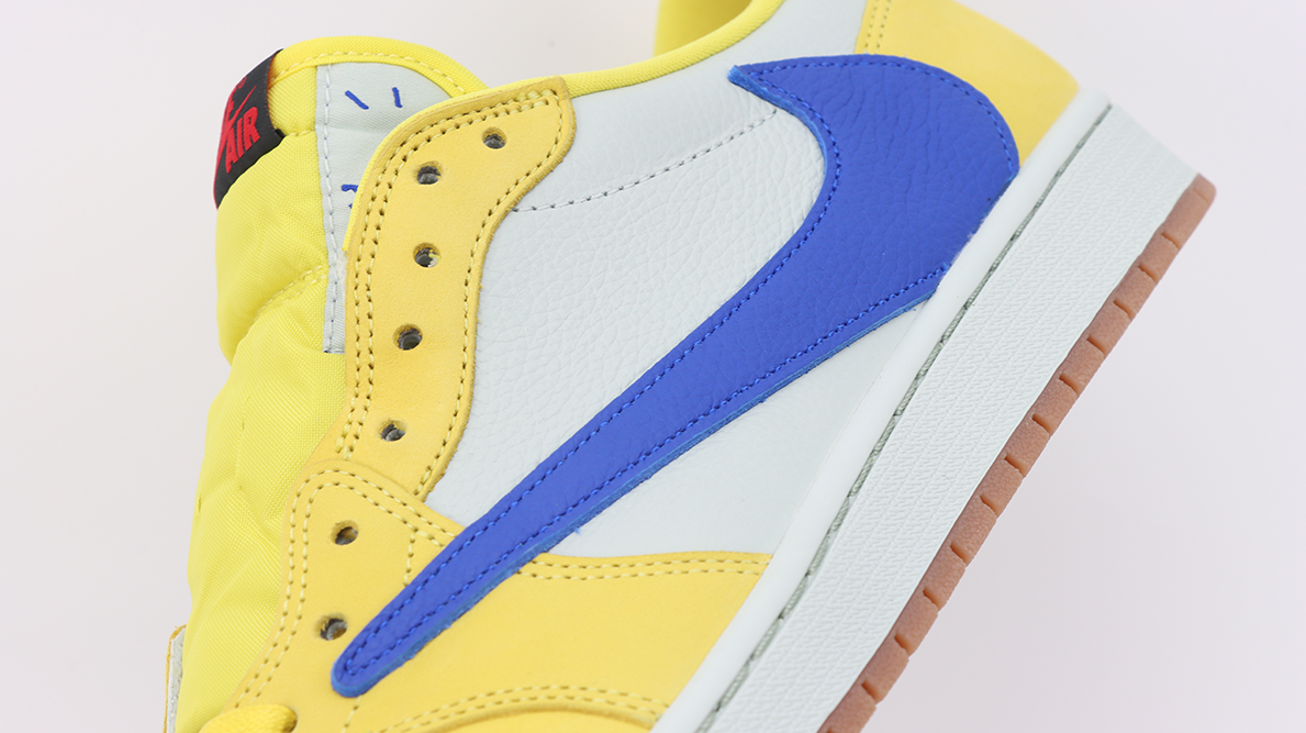 travis scott x wmns air jordan 1 retro low og sp ‘canary’ replica