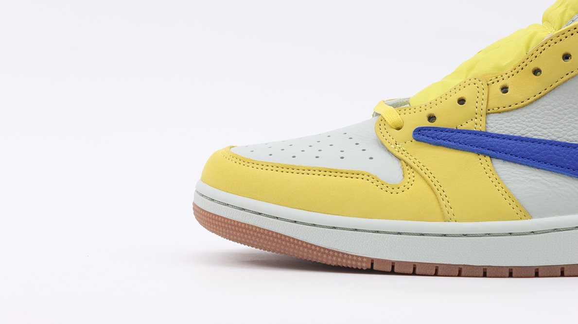 travis scott x wmns air jordan 1 retro low og sp ‘canary’ replica