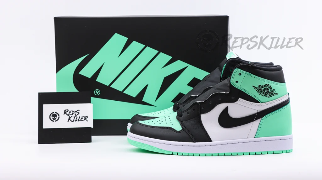 air jordan 1 retro high og “green glow” replica