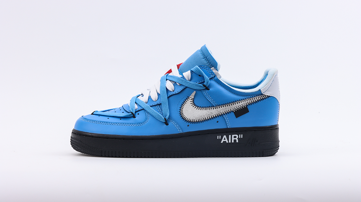 off-white x air force 1 “university blue” replica