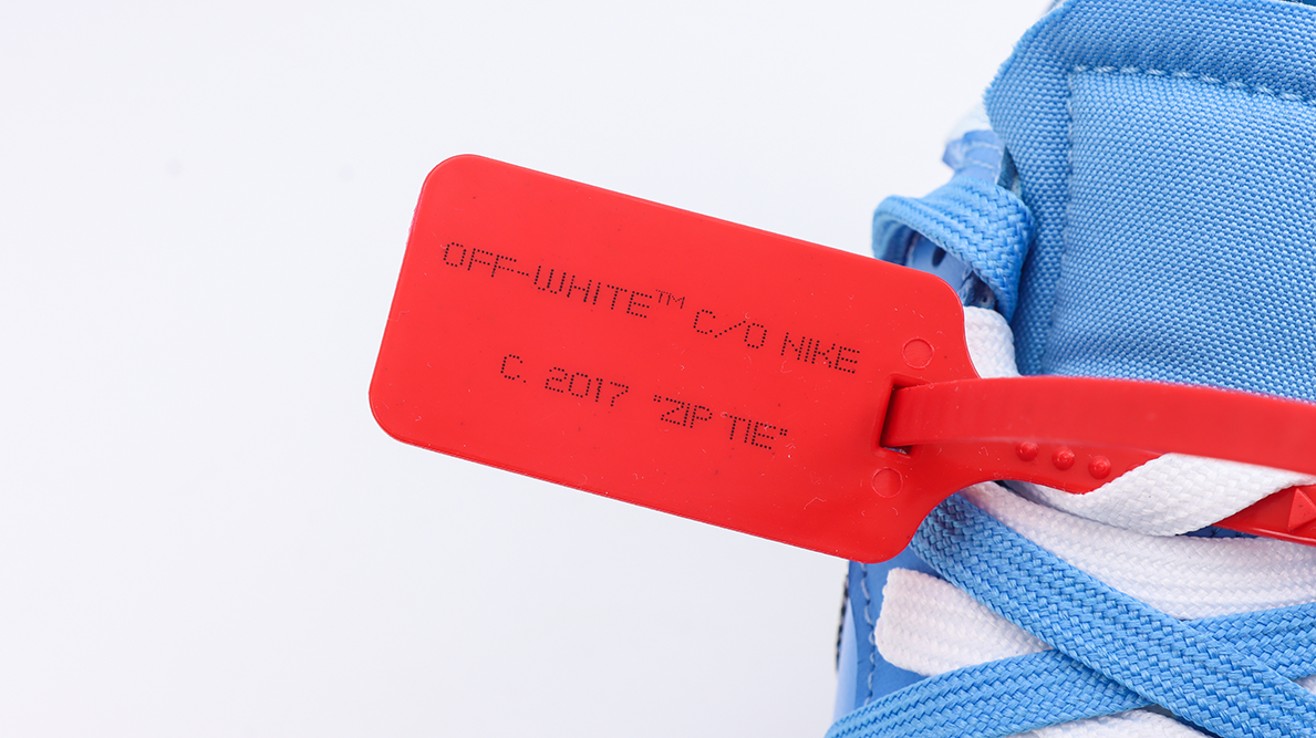 off-white x air force 1 “university blue” replica