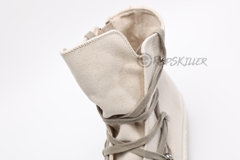 rick owens wmns drkshdw strobe cotton denim hexa high “black milk”replica