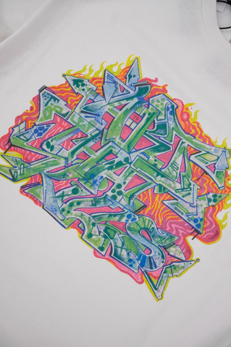 gallery dept graffiti letter print t-shirt