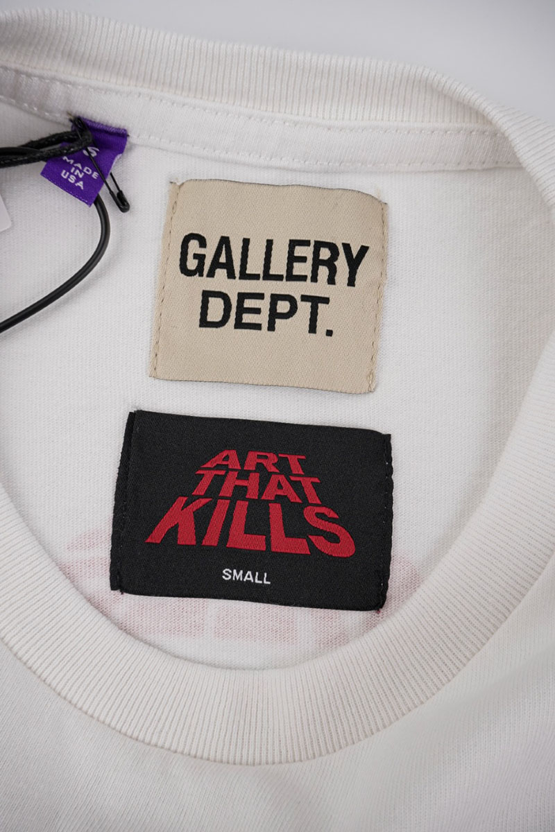 gallery dept graffiti letter print t-shirt