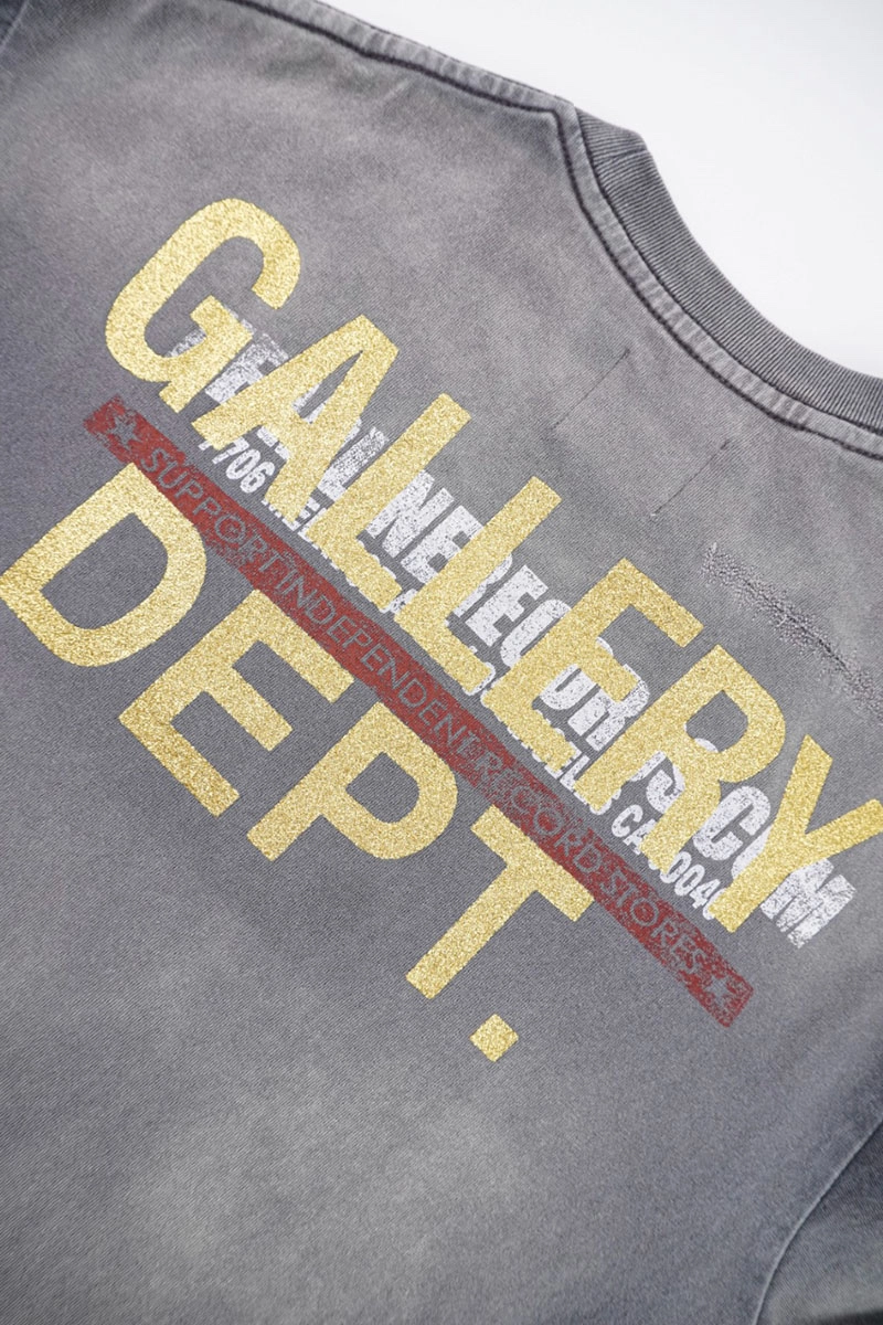 gallery dept punk record print t-shirt