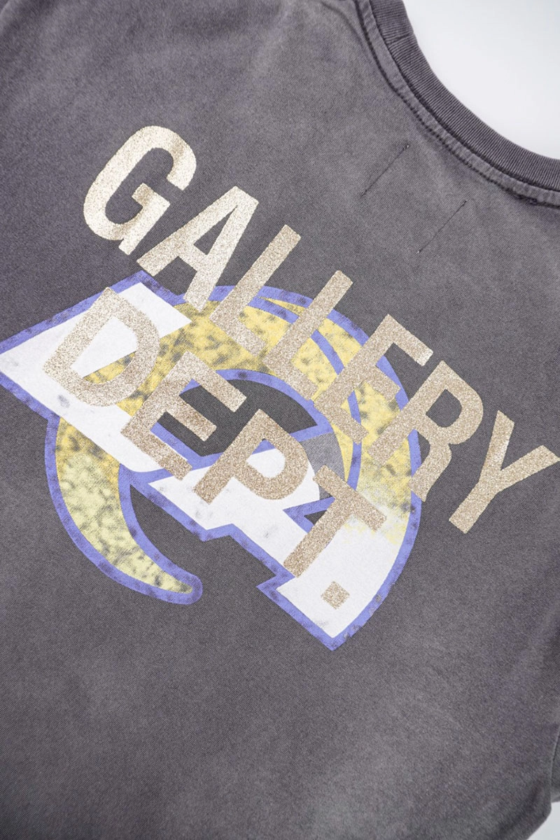 gallery dept rams initials glitter print t-shirt