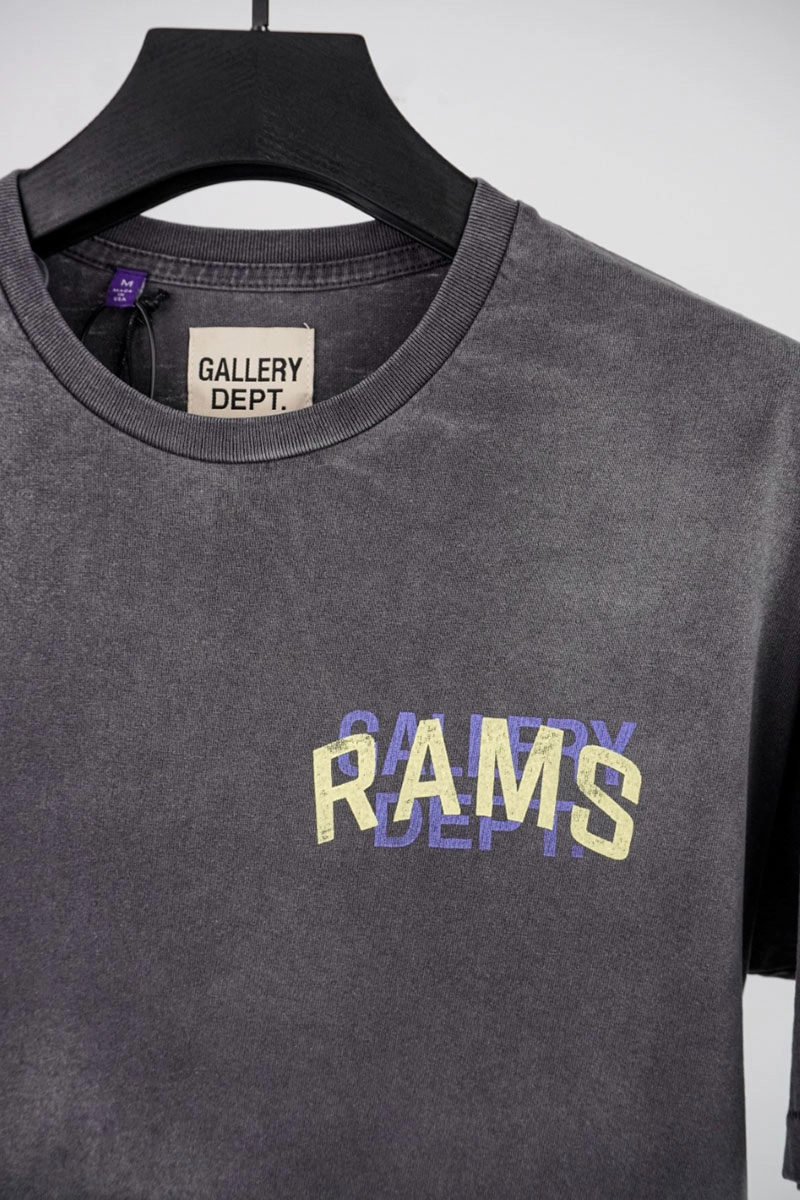 gallery dept rams initials glitter print t-shirt