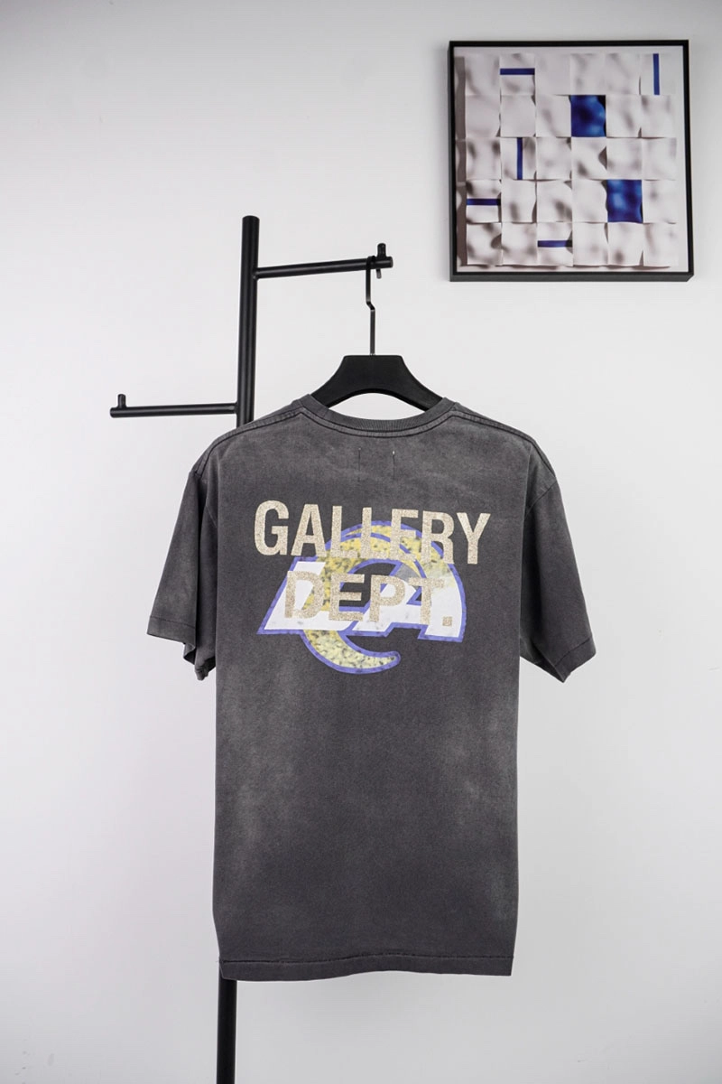 gallery dept rams initials glitter print t-shirt