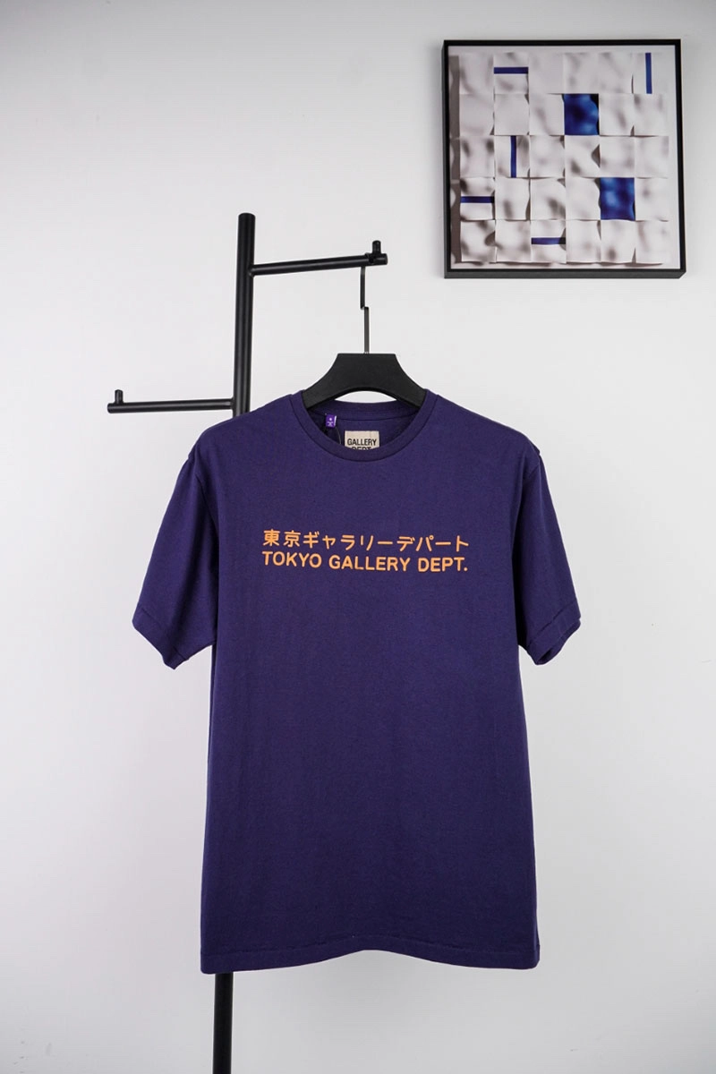 gallery dept tokyo alphabet glitter print t-shirt