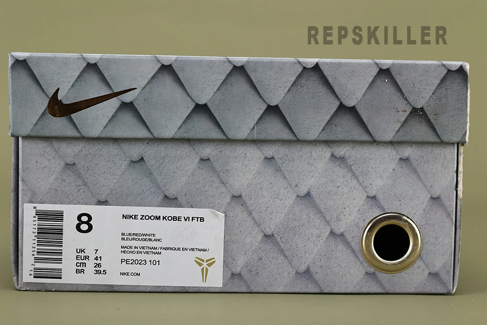 kobe 6 white blue grey new sneakers