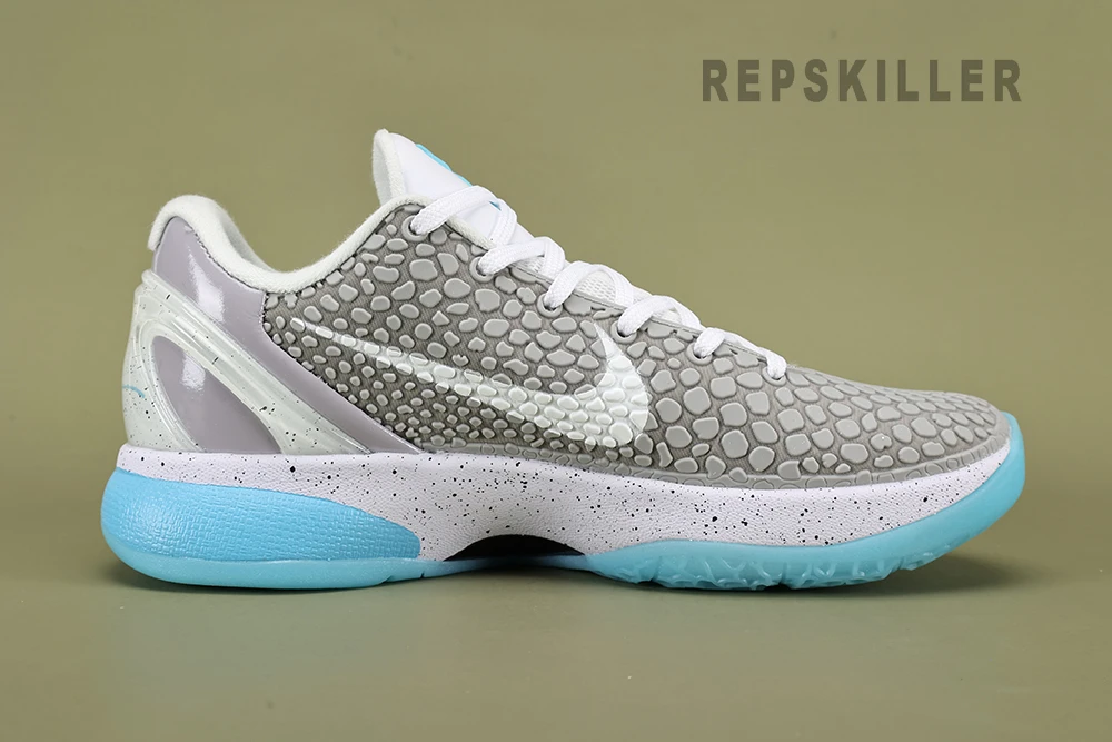 kobe 6 white blue grey new sneakers