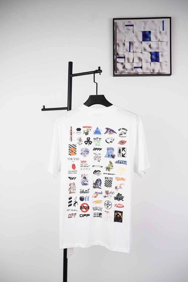 off-white 10th anniversary graphic print t-shirt