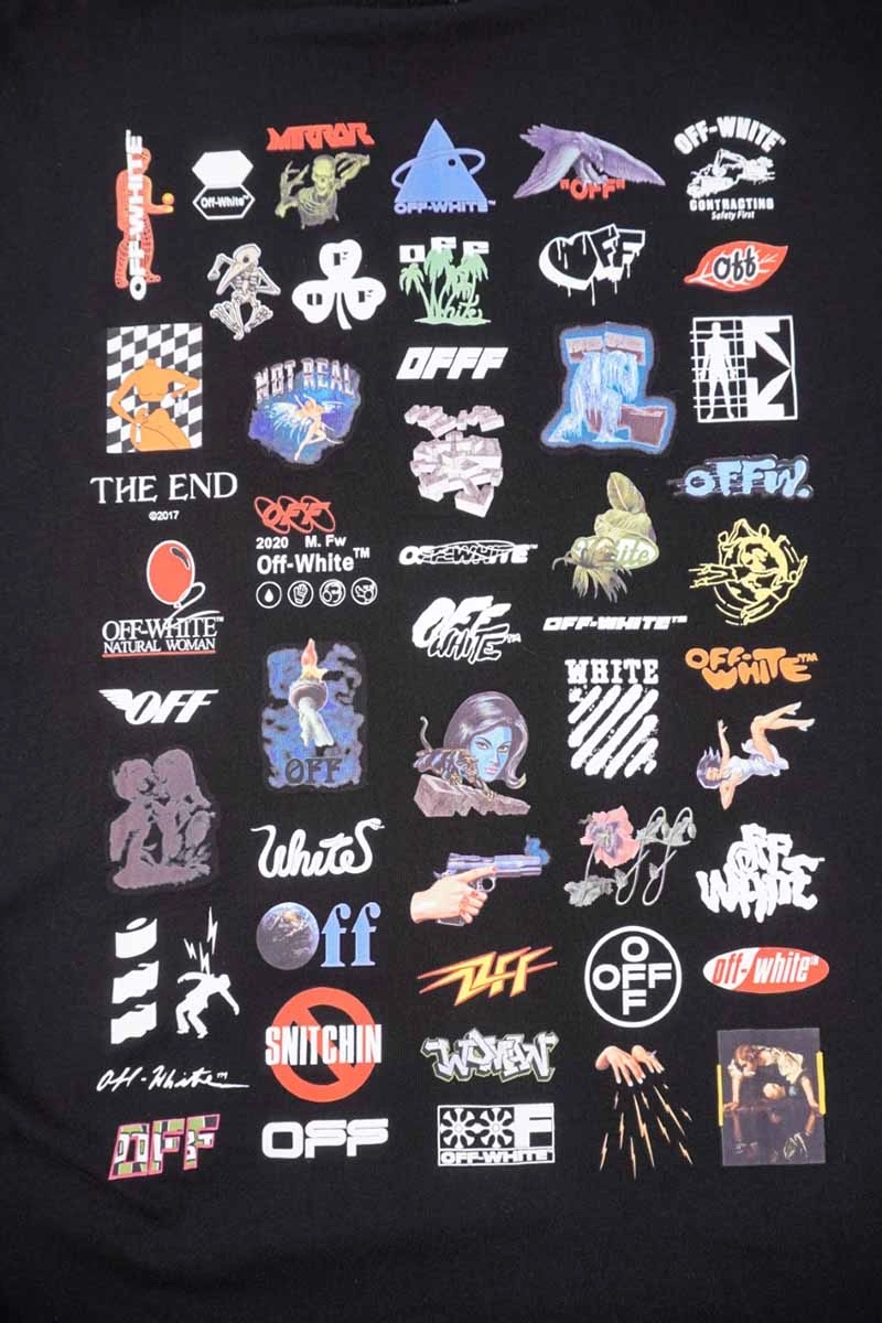 off-white 10th anniversary graphic print t-shirt